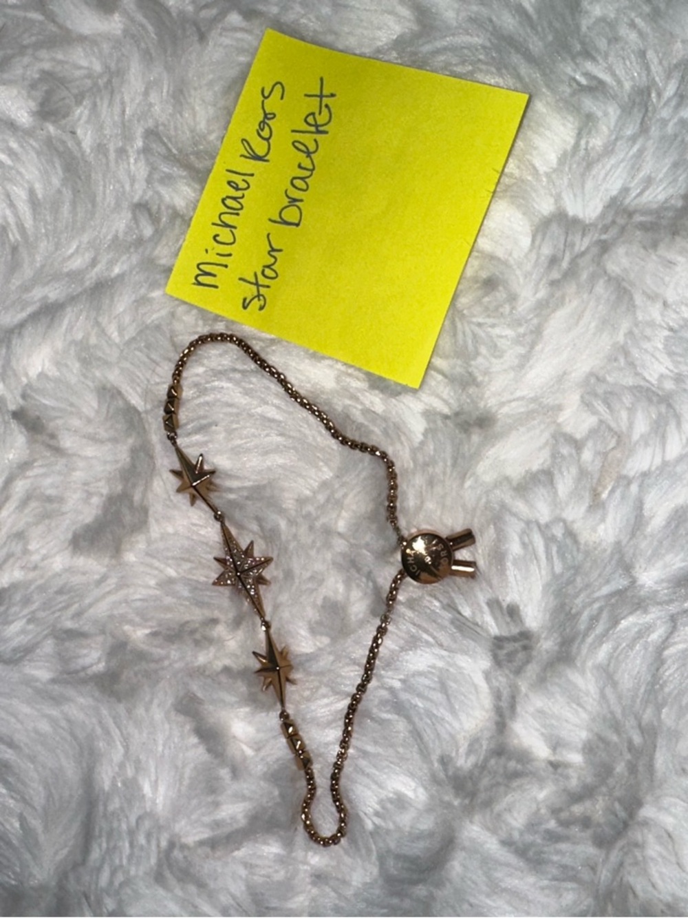Michael Kors Rose Gold Star Pavé Bracelet